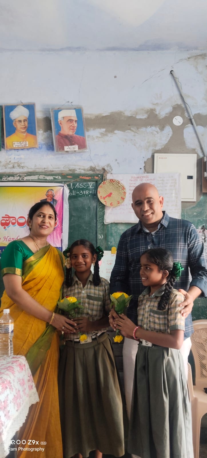 BOOKS & STATIONERY DISTRIBUTION AT MPPS SSC SCHOOL, ATCHEMPET